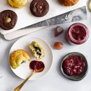 Kit Gostosura: Geléia Antiox + 4 Muffin Mirtilo + 4 Brownies