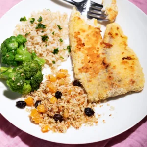 Filé de Linguado com Farofa Doce do SPA